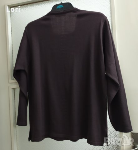 Дамска блуза, бордо, снимка 3 - Блузи с дълъг ръкав и пуловери - 43930817