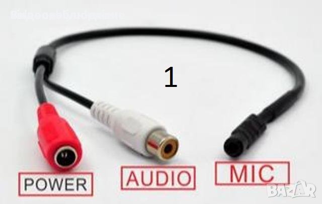 Аудио Мониторинг Микрофони за Видеокамера DVR Системи CCTV Видеонаблюдение Видеосистеми Видеоконтрол, снимка 4 - Комплекти за видеонаблюдение - 38218278