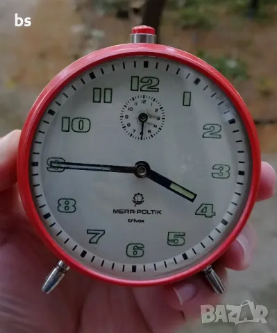 Механичен ретро будилник Mera Poltik Trivox 