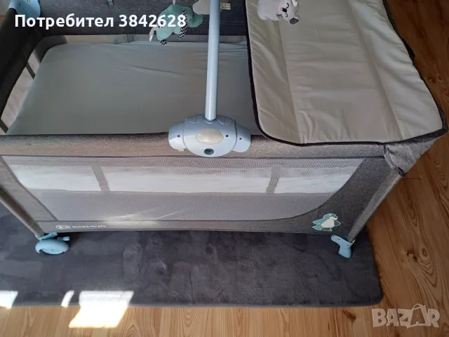 Бебешка кошара Kinderkraft + матрак , снимка 2 - Кошарки - 49265956