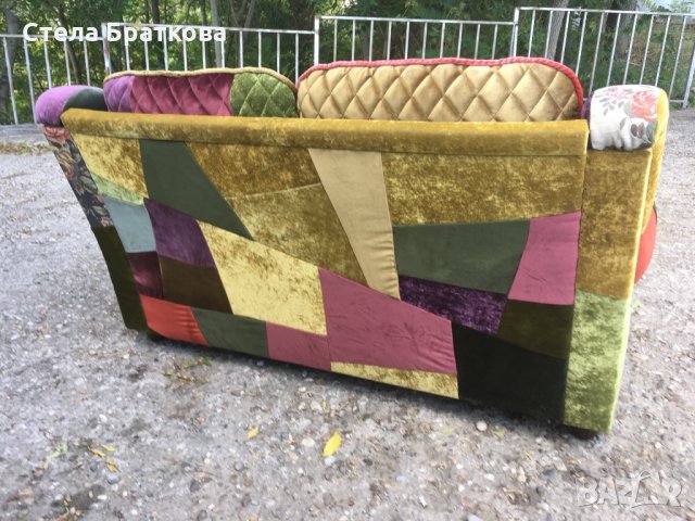 Дънкови изделия / Ръчно изработени, снимка 9 - Дивани и мека мебел - 26669581