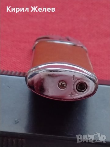 ЛУКСОЗНА ЗАПАЛКА GEORGE KARELIAS AND SONS МЕТАЛ И КОЖА РАБОТИ ПЕРФЕКТНО СЪСТОЯНИЕ 34118, снимка 6 - Запалки - 39085090