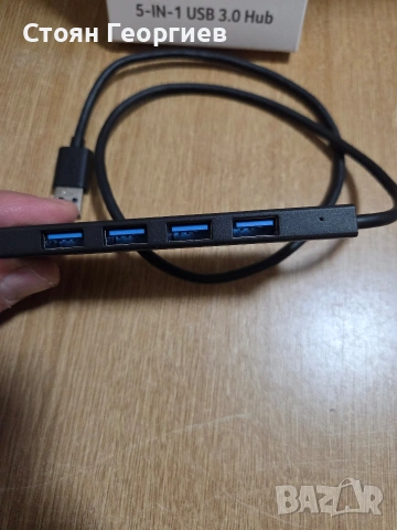 Acer 5-в-1 USB 3.0 хъб. Тип: USB 3.0 хъб Брой портове: 5-в-1 , снимка 2 - Друга електроника - 53308093