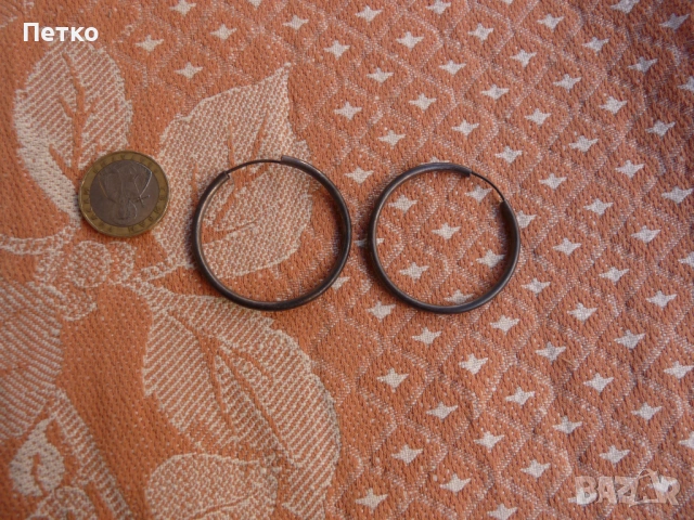 Автентични възрожденски сребърни  обеци, снимка 2 - Антикварни и старинни предмети - 53129769