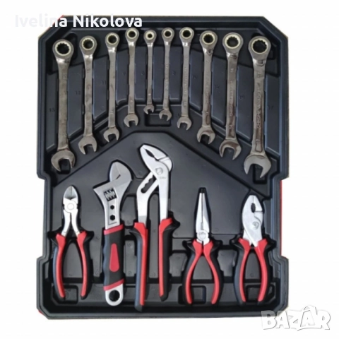 Професионален куфар с инструменти IF Tools BLACK GOLD 2024 – 599 части, CR-V стомана, снимка 3 - Куфари с инструменти - 52467028