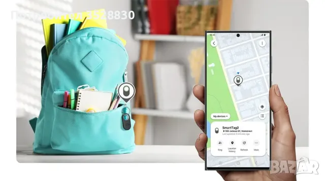 Samsung Smarttag 2 чисто нов тракер Самсунг Смарт Таг 2 Smart Tag 2, снимка 5 - Друга електроника - 48693489
