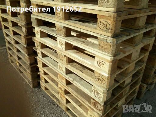 Продава европалети с печати epal с размери 80/120см.бели и жълти.продава според потребностите?, снимка 5 - Друго търговско оборудване - 27858175