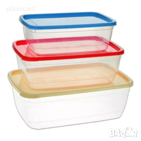 Комплект кутии за съхранение на храна , снимка 1