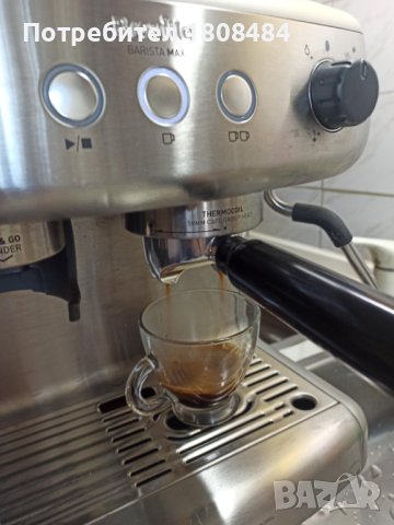 Кафемашина Бревил Бариста макс, работи перфектно и прави страхотно кафе с каймак , снимка 5 - Кафемашини - 44100131