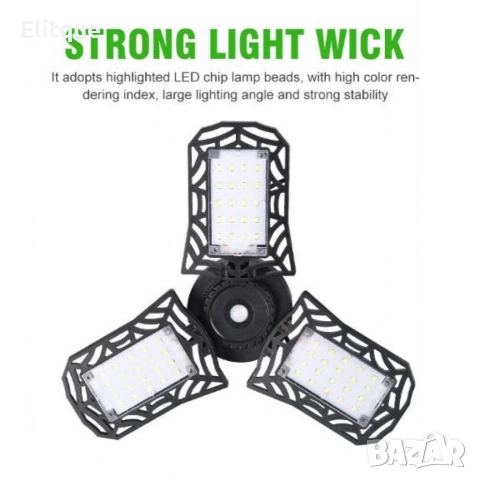 Слънчева соларна LED лампа за къмпинг и домакинство, снимка 11 - Лед осветление - 52832734