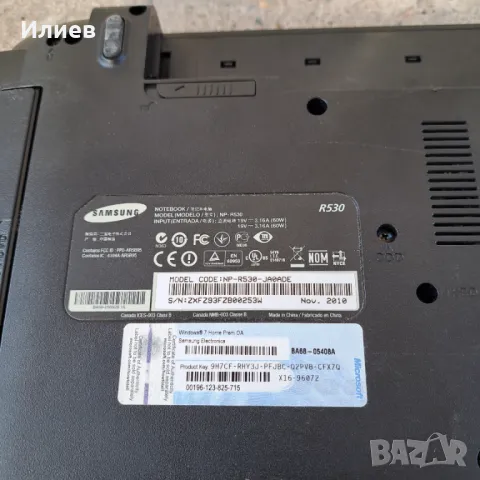 Лаптоп Samung NP-R530, снимка 4 - Части за лаптопи - 49388825