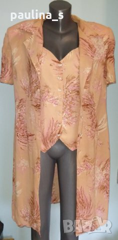 Туника за повод с бюстие(комплект) и Бяла туника тип сако същия модел , снимка 3 - Туники - 26413419