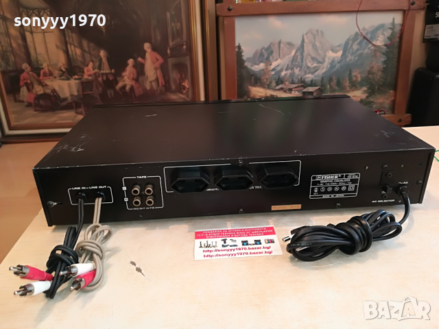 FISHER EQUALIZER-JAPAN 1504221225, снимка 15 - Ресийвъри, усилватели, смесителни пултове - 36465495