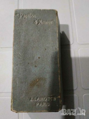 Стара кутийка от френски парфюм Арт Деко 1930, снимка 1 - Антикварни и старинни предмети - 28183549