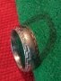 СТАР СТИЛЕН СРЕБЪРЕН ПРЪСТЕН Тип ХАЛКА с ВЕРСАЧЕ ОРНАМЕНТИКА 32497, снимка 3