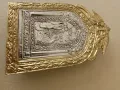 Миниатюрна икона  сребърно покритие 950 и 24k златно покритие, снимка 2