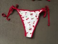 Нов комплект дамски бански от две части с принт черешки р-р M, L, XL, снимка 12