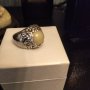 Сребро и слонова кост ,ръчна изработка масивен пръстен  КОЛЕДНО НАМАЛЕНИЕ , снимка 4