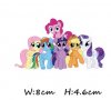 различни Малкото Пони My little Pony щампа термо апликация картинка за дреха блуза чанта, снимка 1