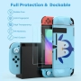 Защитен калъф за Nintendo Switch протектор за екран и много аксесоари Комплект, снимка 3