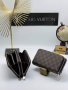 Кафяво двойно портмоне  Louis Vuitton-VL110R, снимка 1 - Портфейли, портмонета - 43193495