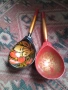 Руски рисувани лъжици дървени 53674, снимка 3
