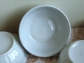 Шест купички стар български порцелан, снимка 10