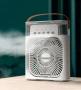 Air Cooler Fan вентилатор с осветление и овлажняване с USB , снимка 2