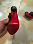 Подарявам - Дамски летни затворени обувки на ток номер 35 стелка 22см. ток 11см., снимка 4