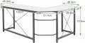 Офис / ученическо / геймърско бюро HD-SFZJ02W , снимка 2