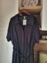 H&M 4XL дълга рокля, 100% полиестерен лен, ГО до 140, снимка 2