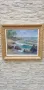 Българска картина- Морски Пейзаж- Наполеон Алеков 1950, снимка 2