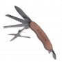 Нож Ahelos, България, Многофункционален, 5 елемента, Дърво/Метал, снимка 1 - Ножове - 38220080
