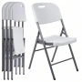 Комплект 4 броя сгъваеми кетъринг столове за градина и събития - удобни и издръжливи, снимка 2