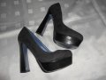 Дамски черни обувки Annalisa, снимка 1 - Дамски обувки на ток - 28760635