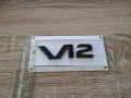 черна емблема Mercedes V12 стар фонт, снимка 3