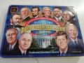Метална кутия от шоколади с американски президенти, снимка 6
