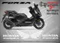 Forza Honda стикери надписи SM-H-FORZA-BLU, снимка 2