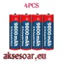 100% оригинална нова висококачествена AA батерия 1.5V 9800mAh акумулаторна AA батерия за LED светлин, снимка 16