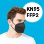 Сертифицирани маски KN95 FFP2 + Лично предаване в София. 5 слоя., снимка 2