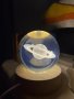 LED Светеща кристална топка/лампа,3D сензорна-Планета Сатурн, снимка 4