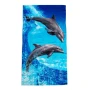 5900 Плажна кърпа Делфини, 150×70 cm, снимка 2