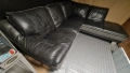 Ъглов диван естествена кожа, снимка 2