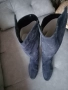 Дамски велурени чизми (ботуши) Gido – тъмносини, № 38, снимка 10