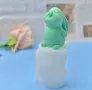 3D заек зайче с дълги уши Силиконов молд форма калъп за свещи гипс сапун , снимка 2