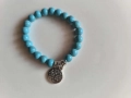 Гривни тюркоаз с морска висулка, снимка 9