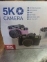 5K цифрова камера, 48MP/60FPS камери за фотография, видеокамера/влог, WiFi управление розов, снимка 6