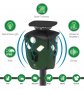 Techune® Animal Repeller 360 градуса слънчев ултразвуков репелент за  открито за домашни любимци, снимка 3