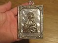 Нагръден знак  медальон богородица, Дева Мария  със седеф -внос от Израел, Йерусалим, снимка 4