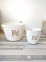 RivieraM Maison Monogram 2 кошници от рафия, снимка 1